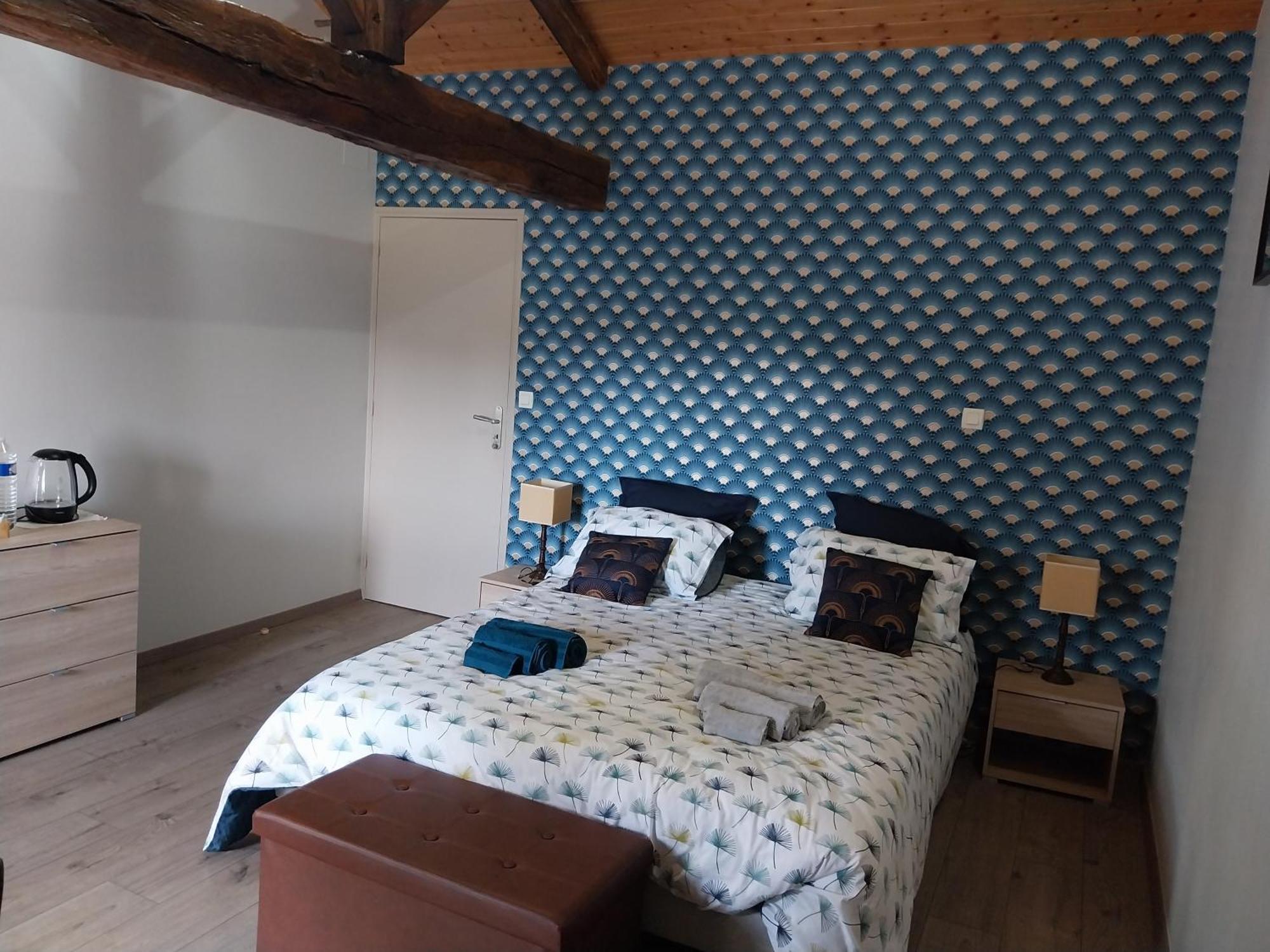 Au Granit Bleu Bed & Breakfast Faye-l'Abbesse ภายนอก รูปภาพ